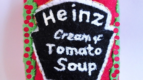 Magazine - Lucy Sparrow - Heinz Tomato Soup